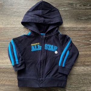 🔷3/$18🔷 Just One You by Carter’s zip up hoodie.